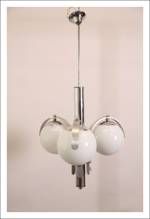 Lampadario modernariato Chandelier  Sciolari anni 70 vintage . restaurato elettrificato.